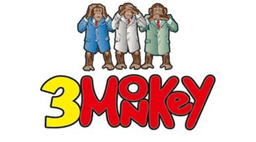 3 Monkey Burger House logo
